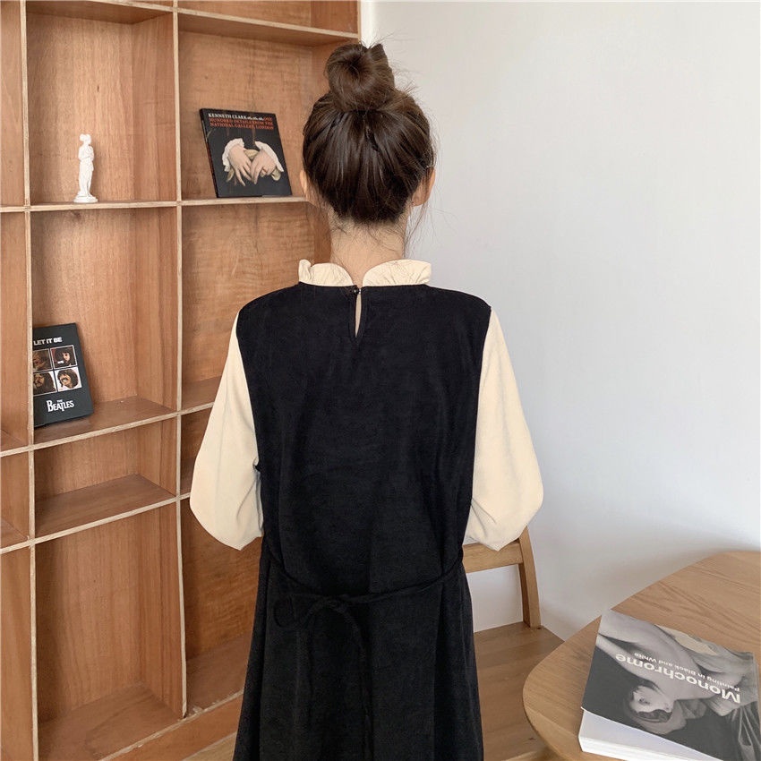 Đầm Perty thời trang retro phong cách Pháp đáng yêu cho nữ
