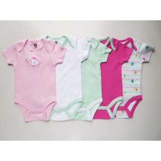 Combo 5 body suit trẻ em xuất xịn