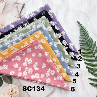 Khăn Bandana hoa cúc nhí xinh xắn
