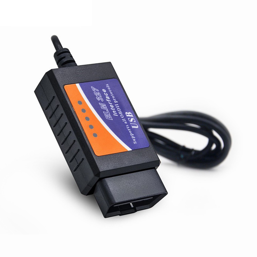 Elm327 máy quét usb obd2 ô tô cho pc eml 327 v1.5 công cụ chẩn đoán giao diện odb2