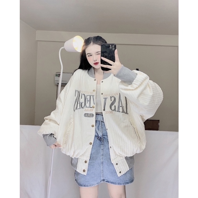 Áo khoác bomber Thêu