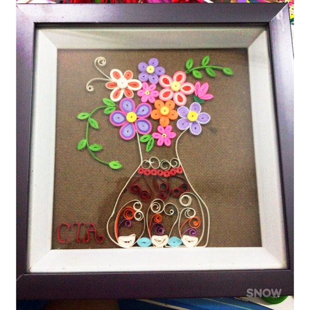 Tranh giấy quilling art