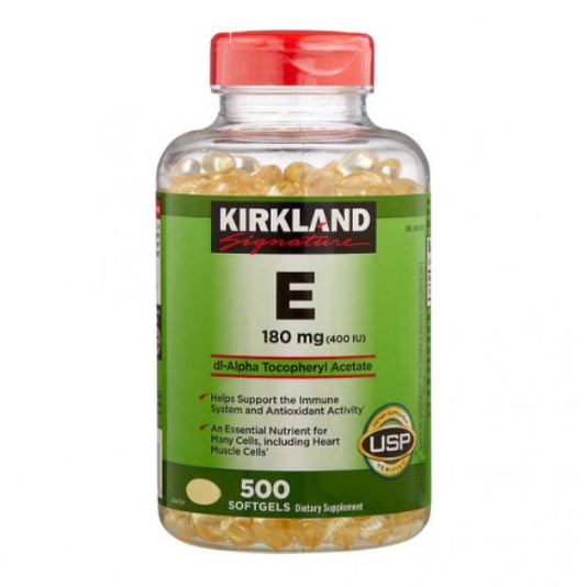 Kirkland Vitamin E 400 IU 500 Viên Của Mỹ