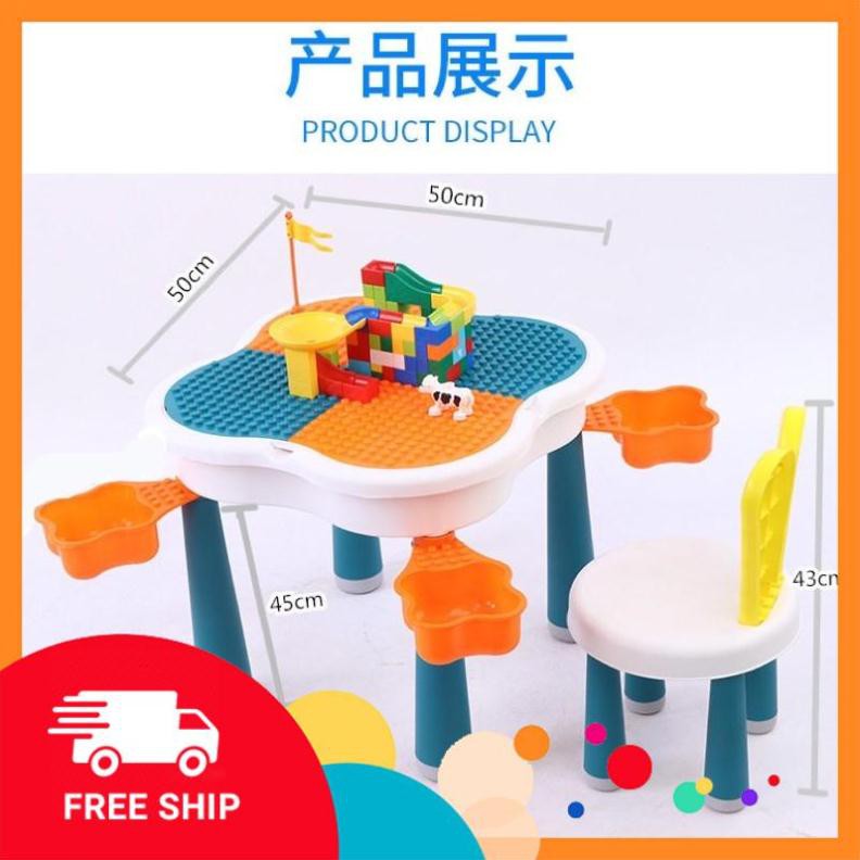 Bàn ghép lego 2 in 1