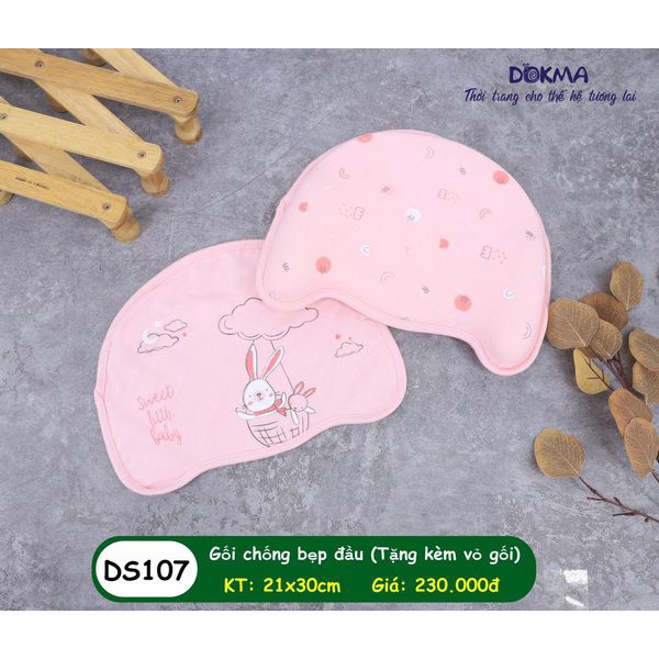 Gối chống bẹp đầu Dokma tặng kèm vỏ gối