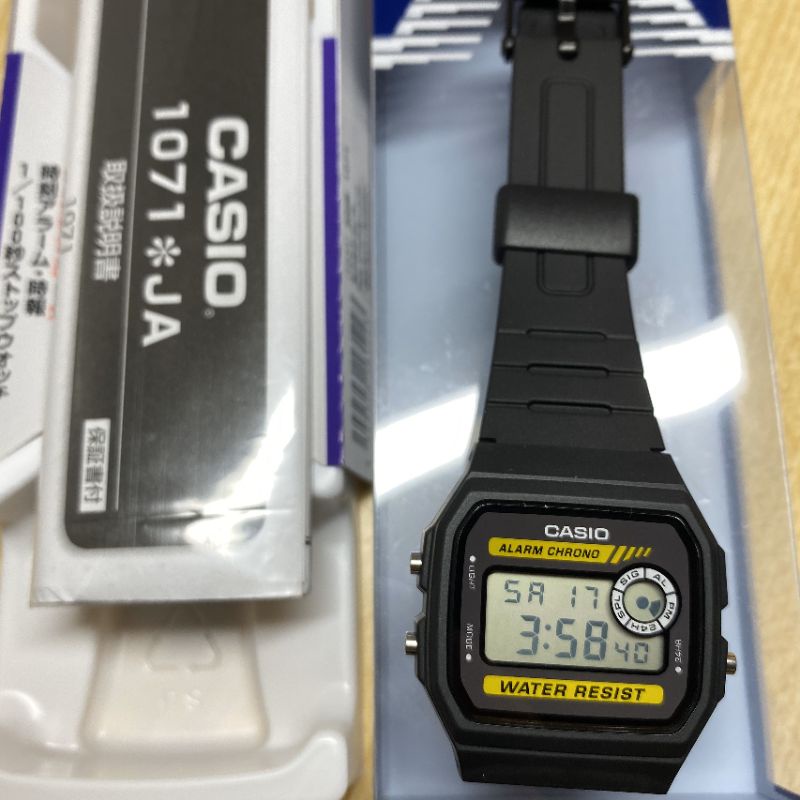 [Ảnh thật 100%] Đồng hồ nam Casio F-94WA-9JF xách tay Nhật, có hộp và giấy tờ đầy đủ