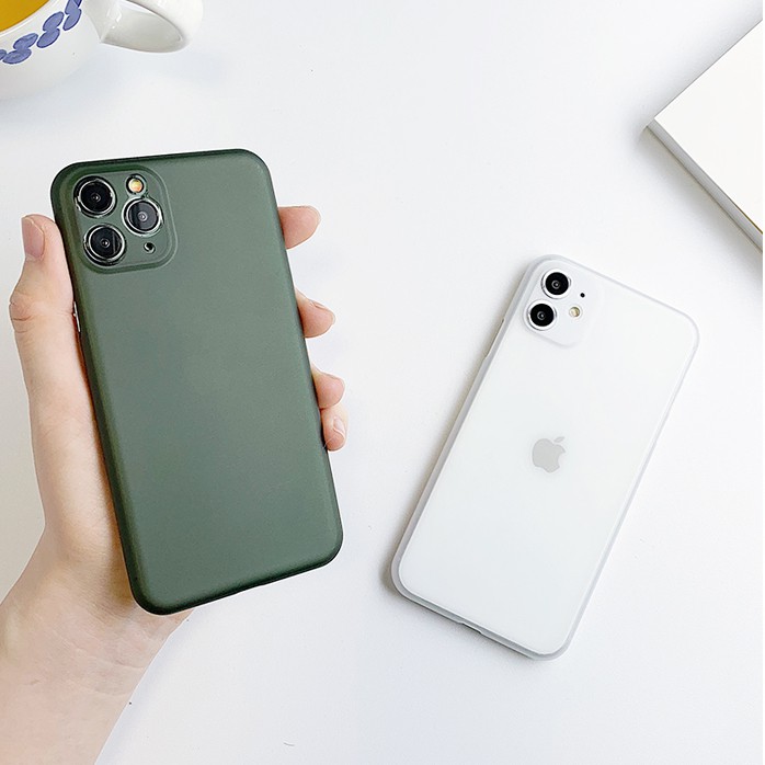 Ốp Lưng Iphone Giấy Siêu Mỏng 0.3mm bảo vệ camera đủ mã iPhone 6/7/6+/7+/Xs/Xsmax/Xr/11/11pro/11promax