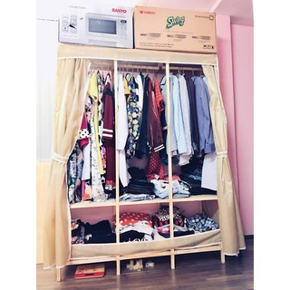Tủ Vải Khung Gỗ Cao Cấp - Homy