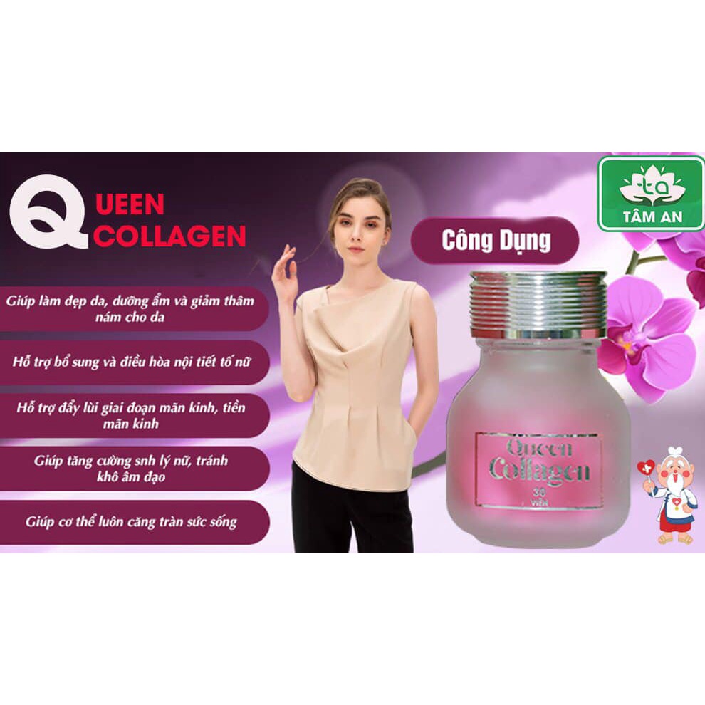 Viên uống nội tiết Queen collagen