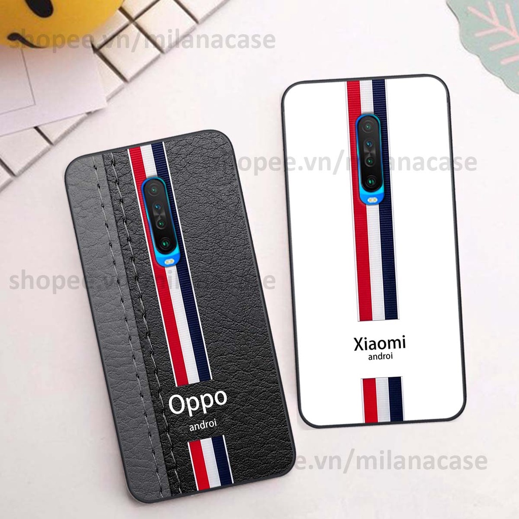 Ốp Xiaomi Redmi K30 / Redmi K30 5G in giả da phong cách thể thao, cá tính, thời trang