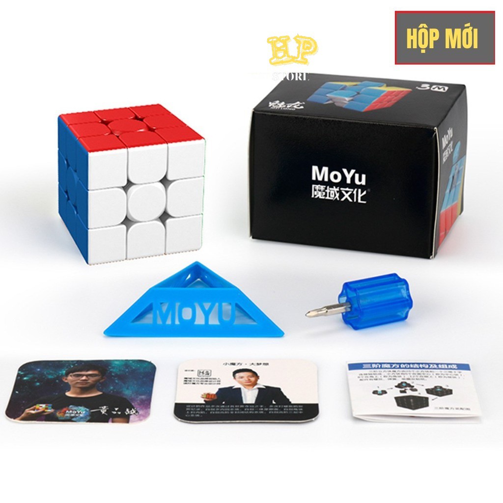 Rubik 3x3x3 Nam Châm Robik 3x3 nam châm MoYu Giá Rẻ MeiLong  Có Nam Châm Sẵn - NC3301