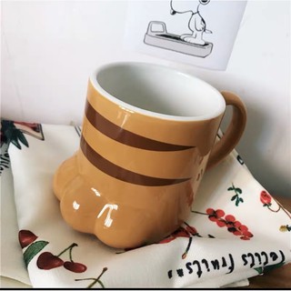 CỐC SỨ 3D HÌNH CHÂN MÈO SIÊU YÊU