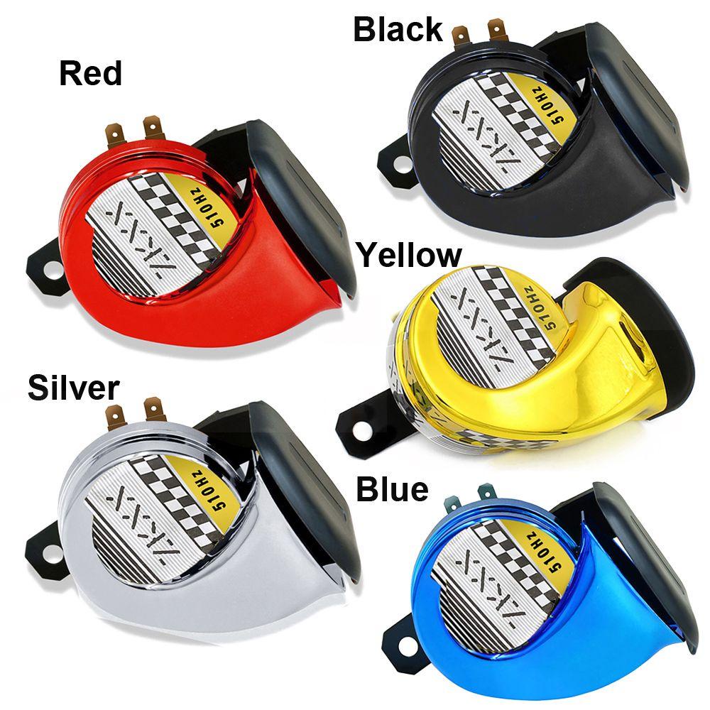 EUCA Còi Điện 12V Hình Ốc Sên Nhiều Màu Dễ Lắp Đặt Cho Xe Hơi Xe Máy