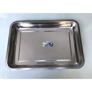 Khay inox sâu 7cm