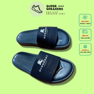 Dép quai ngang 𝗕𝘂𝗿𝗯𝗲𝗿𝗿𝘆 nam chất liệu cao su cực bền - dép nam bbr cao cấp full box