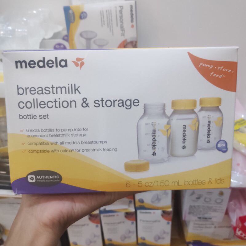 Bình trữ sữa Medela 150ml nắp dầy chính hãng