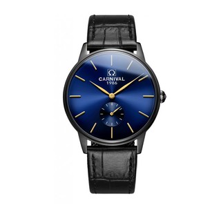 Đồng Hồ Nam CARNIVAL Chính Hãng G70802 Dây Da (IW)