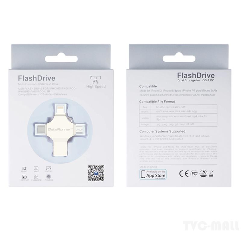 Usb 3.0 1tb 4 Trong 1 Cho Iphone Xs Android Pc | BigBuy360 - bigbuy360.vn