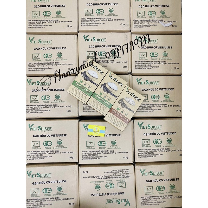 Gạo hữu cơ cho bé ăn dặm Vietsuisse / Hokkaido / Gạo ngũ cốc (túi 1kg)