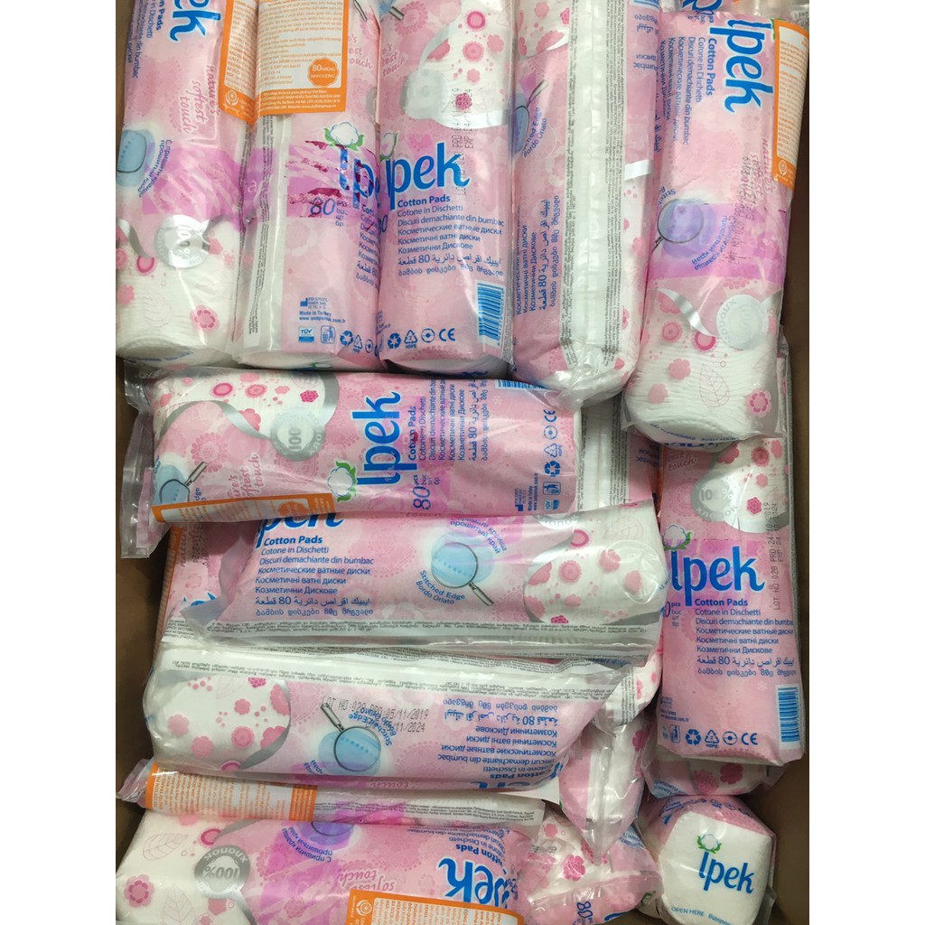 BÔNG TẨY TRANG IPEK Cotton Pads thổ nhĩ kỳ