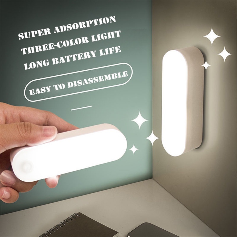 Đèn bàn đa chức năng led 10cm phòng ngủ nam châm treo tường nút sạc usb đèn đầu giường có thể điều chỉnh độ sáng cho trường hợp khẩn cấp