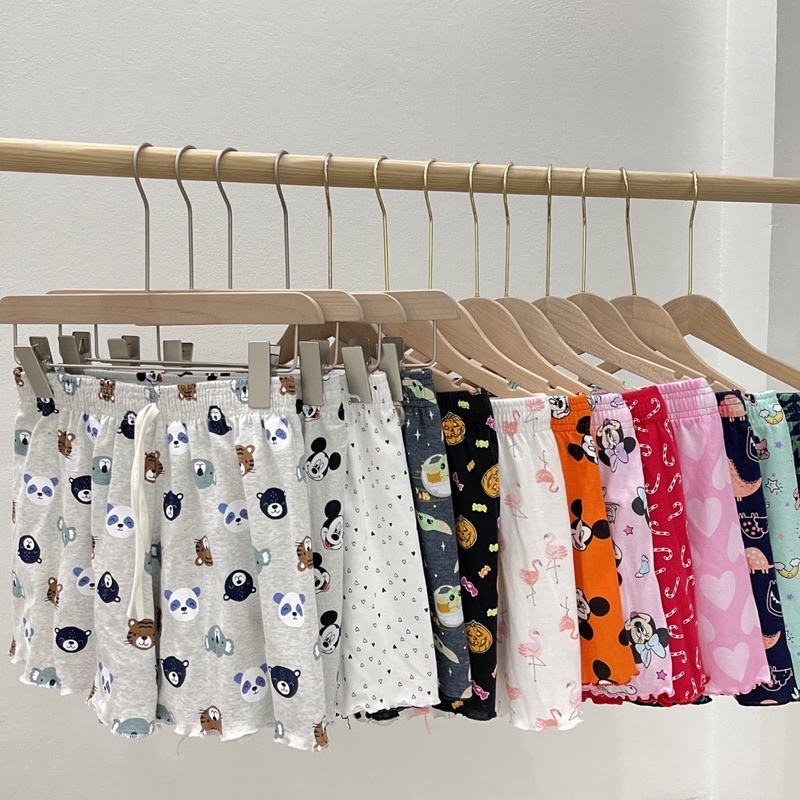 Quần đùi nữ mặc ở nhà chất quần cotton co giãn thoải máii