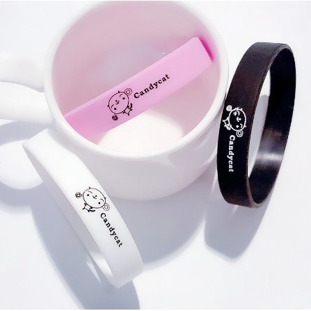 vòng tay cao su cute cat