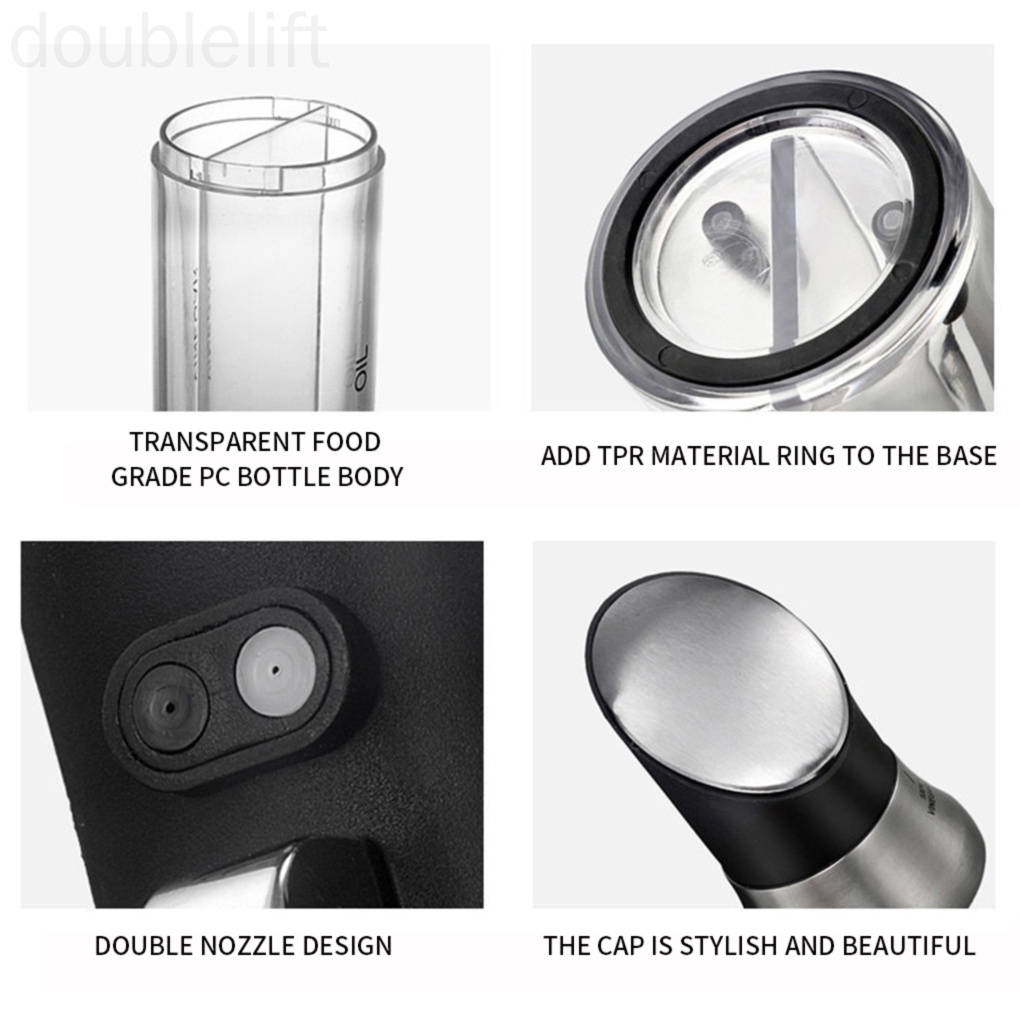 Bình Xịt Dầu Ăn Chống Bụi Có Thể Điều Chỉnh Tiện Dụng Cho Nhà Bếp