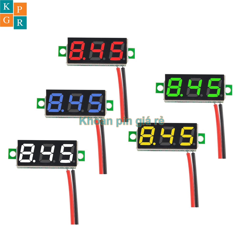 KPGR Đồng hồ đo vôn (Vôn kế) 2.5 - 30VDC