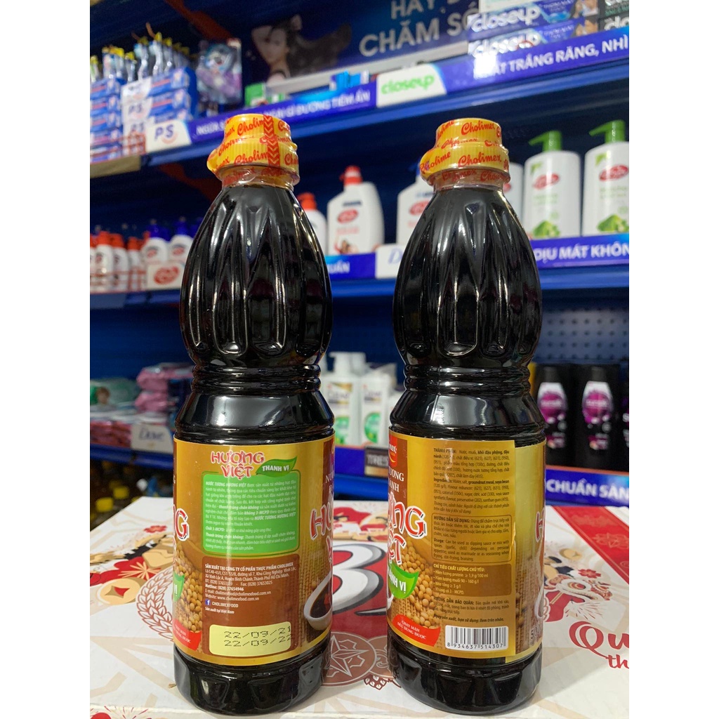 Nước tương Hương Việt Thanh Vị chai 500ml