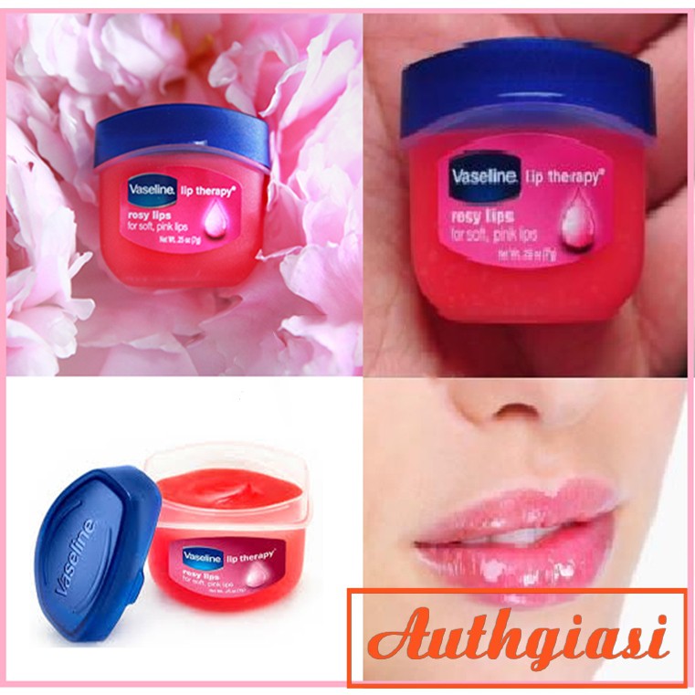 Dưỡng môi Vaseline mềm mịn chống khô nứt và thâm môi dạng hũ và thỏi | Thế Giới Skin Care