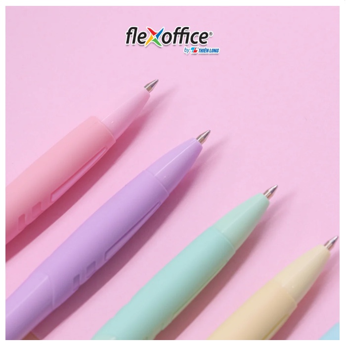 Bút gel màu pastel THIÊN LONG B039 - nét 0.6mm Mực xanh, viết mượt và mềm chính hãng cao cấp