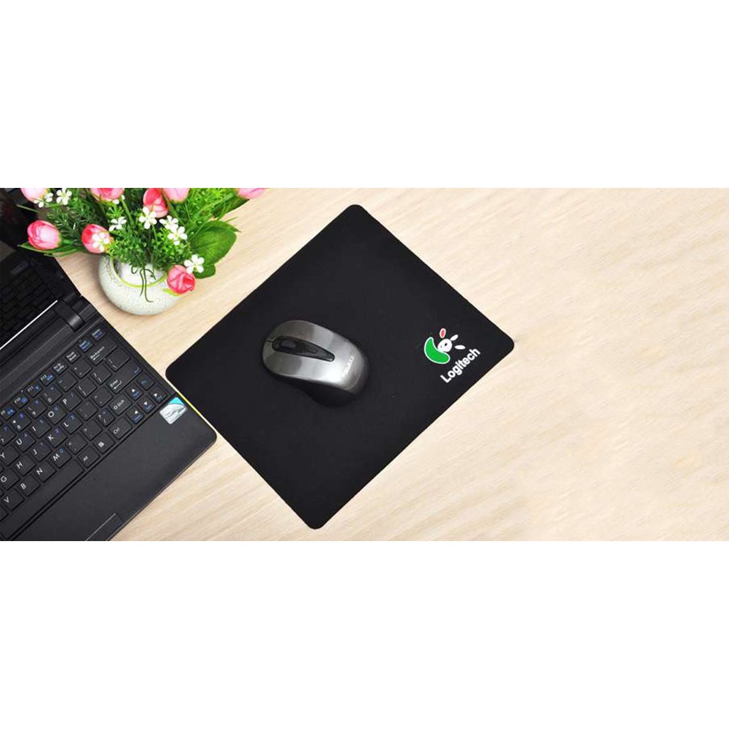 Lót chuột máy tính Logitech giá rẻ siêu mềm kích thước 24x20