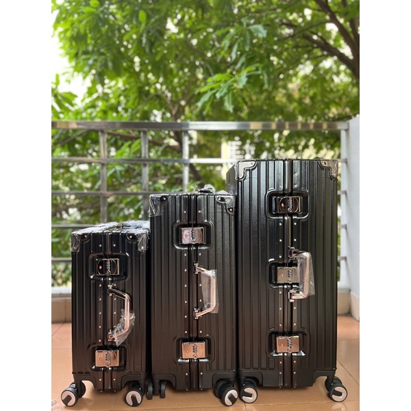 Vali Khung Nhôm vali du lịch thời trang cao cấp chống rạch móc chống va đập hàng cao cấp size 20/24/29  bảo hành 5 năm