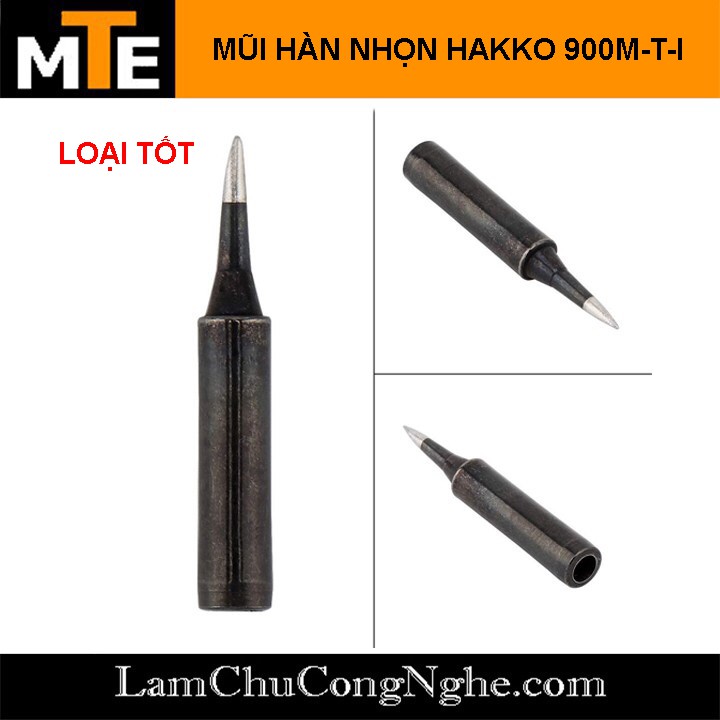 Mũi Hàn nhọn Hakko 900M-T-I, Mũi hàn thiếc tương thích với mỏ hàn 907, 936...