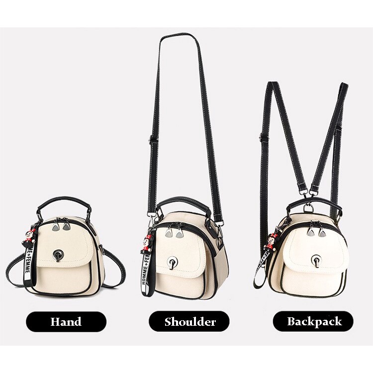 Chuwanglin Women's Mini Leather Backpack