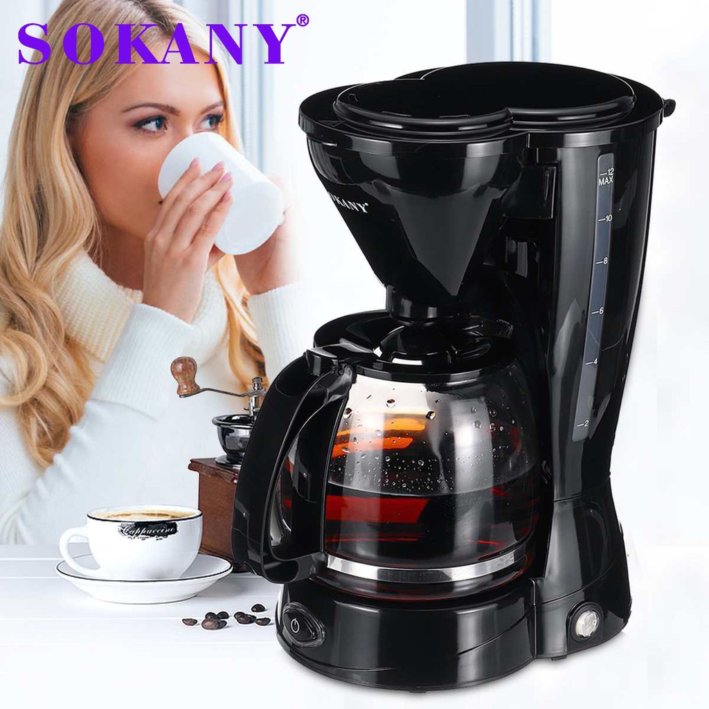Máy pha cà phê , pha trà tự động SOKANY model -A123 ( Bảo hành 12 tháng )