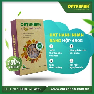 Hạnh Nhân Rang Hộp 450gr - Cát Khánh