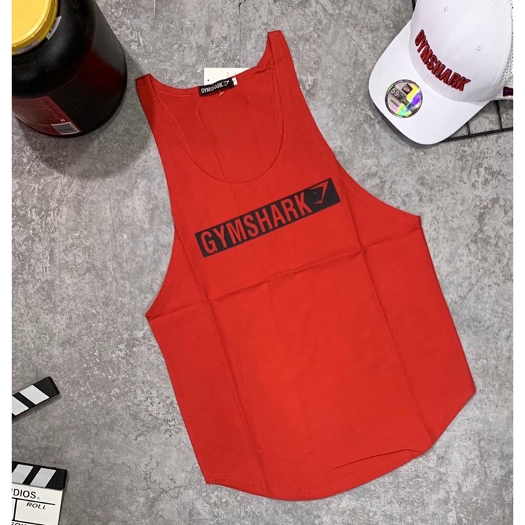 [giảm sốc] áo ba lỗ GYMSHARK cotton 100% phom body cực chất.