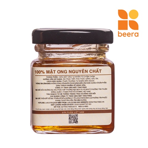 Mật Ong hoa Chôm chôm 50ml-TRACYBEE bổ sung dinh dưỡng Beera