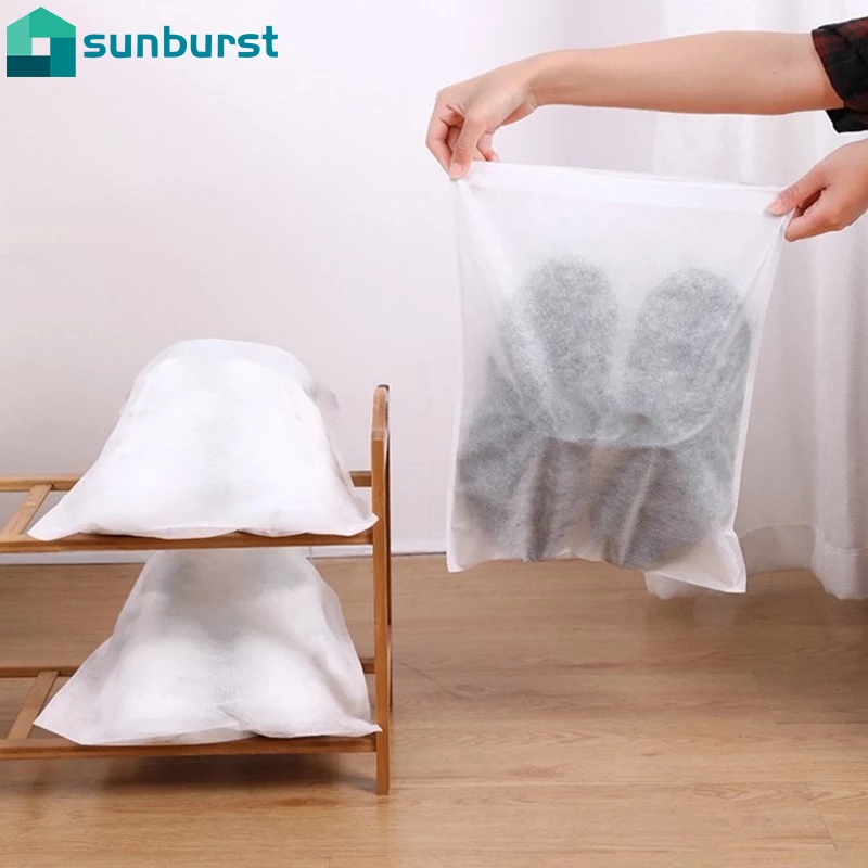 Set 5 Túi Dây Rút Đựng Giày Chống Nắng Chống Bụi Thân Thiện Với Môi Trường Chất Lượng Cao