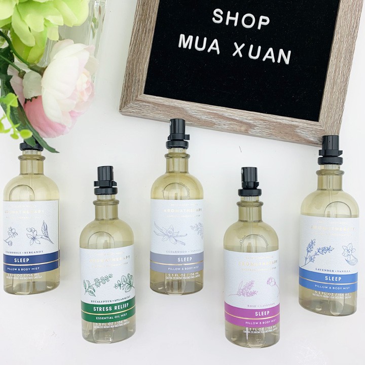 Xịt thơm Bath & Body Works Aromatherapy - Nhiều mùi, 156ml