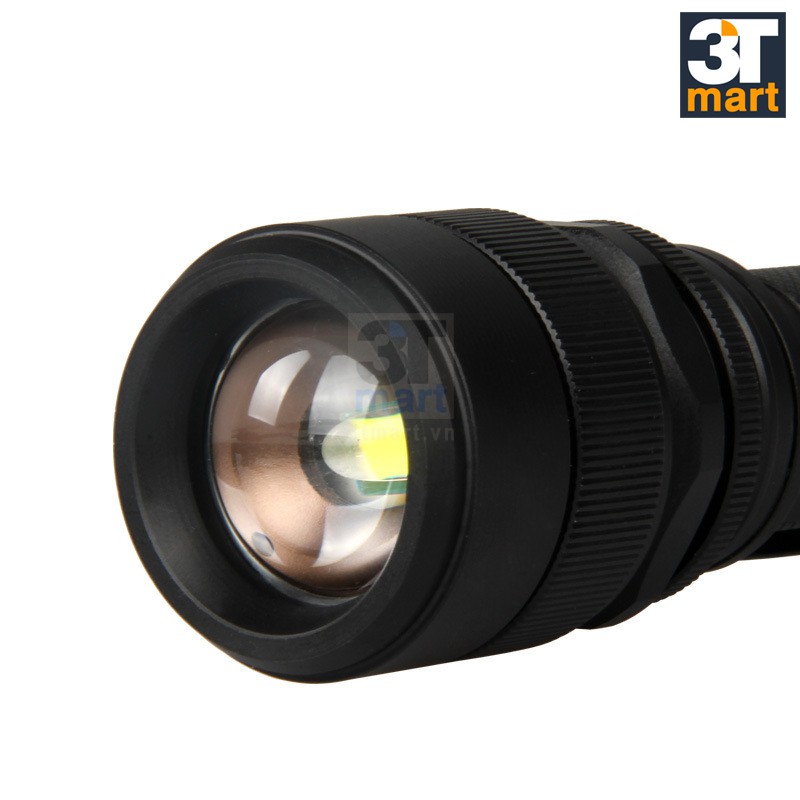 Bộ 1 đèn pin siêu sáng C'mon Power RANGER XML-L2 LED 10W chiếu xa 500m + 1 pin 18650 + 1 sạc USB (VÀNG) | BigBuy360 - bigbuy360.vn