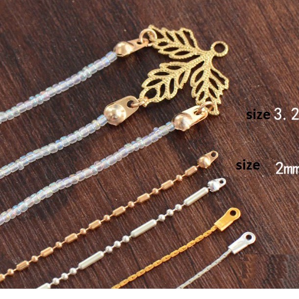 20-50-100 cái Kẹp chốt đầu dây làm vòng dạng mũ trai