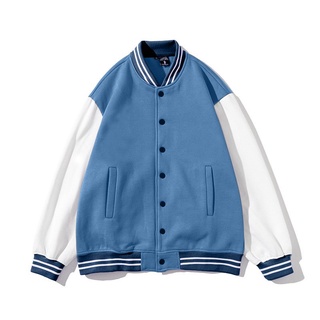 Áo Khoác Bomber Jacket Varsity Basic- Áo Varsity Nam Nữ Hót Trend