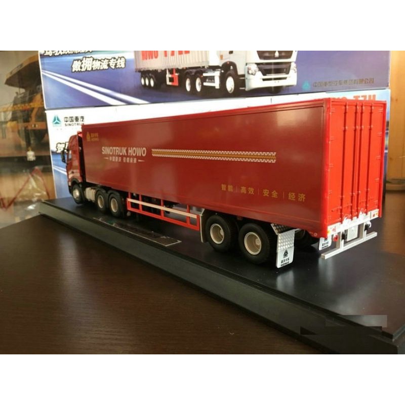 XE tải mô hình sinotruk howo TH7 CONTAINER hợp kim 1:36