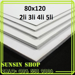 (Siêu RẺ) Bìa mô hình - 80x120 2mm 3mm 4mm 5mm (Bìa làm handmade, Formex 2li 3li 4li 5li, Fomex 2ly 3ly 4ly 5ly, Foam)