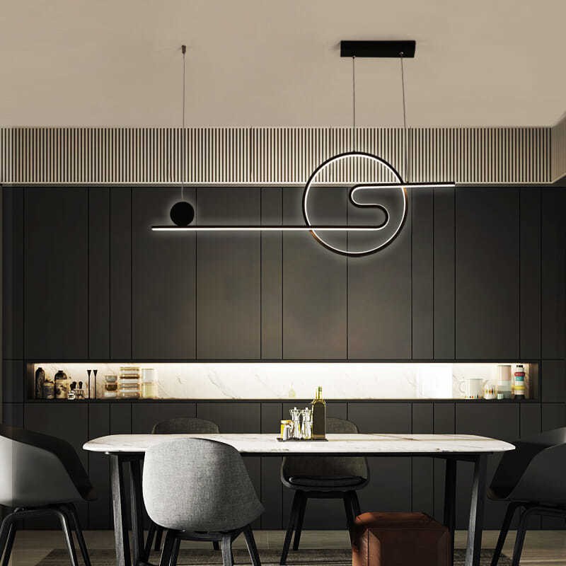 2021 mới nhà hàng đèn led sáng tạo Bắc Âu chùm đặc biệt quán cà phê hiện đại ánh lưới bàn bar nghệ thuật màu