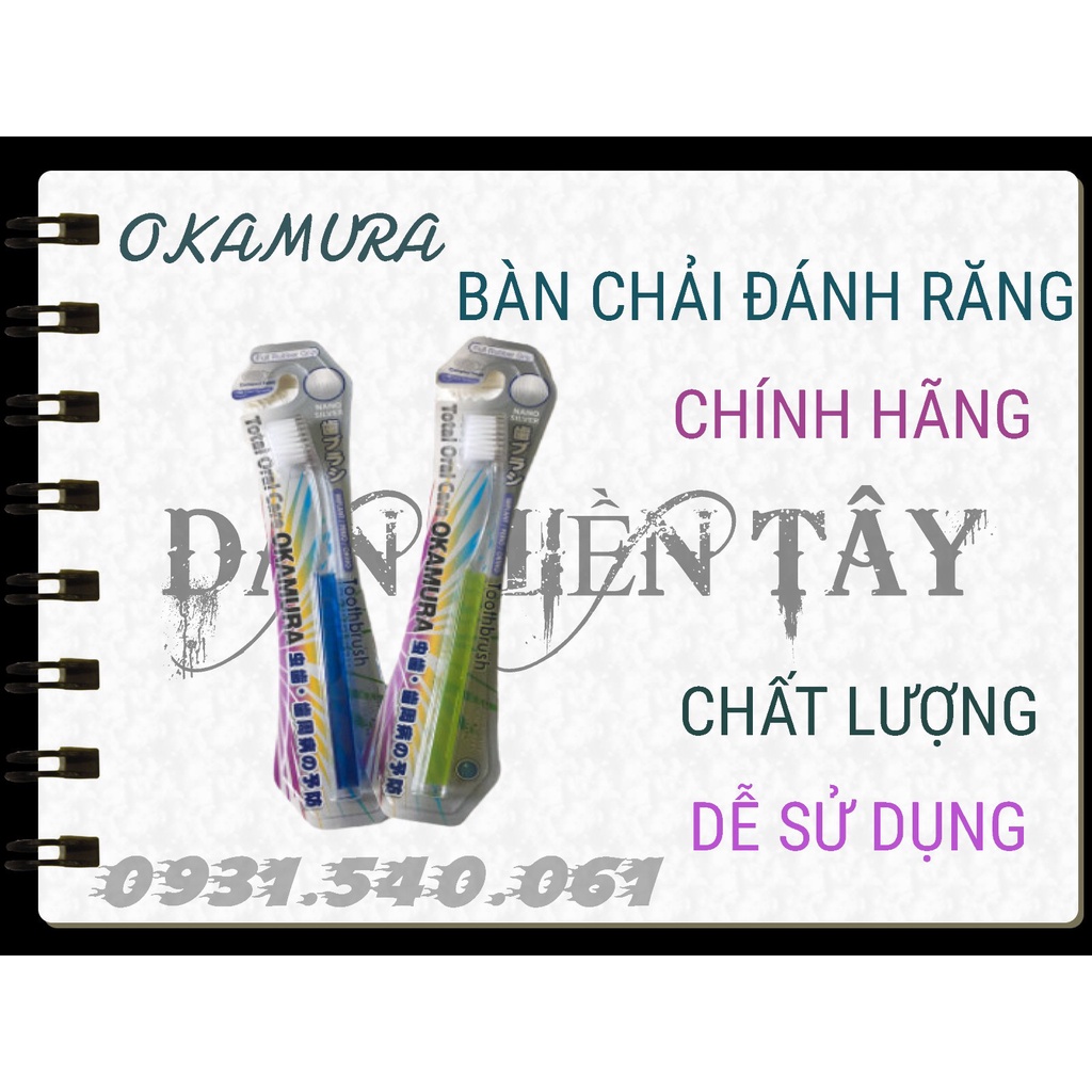 BÀN CHẢI ĐÁNH RĂNG LÔNG MỀM SIÊU SẠCH OKAMURA