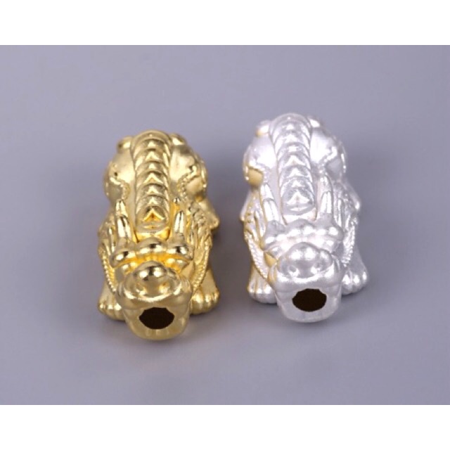 KHO SỈ  Charm tỳ Hưu bạc cõng kim tiền - Hàng bạc tốt loại 1 cực đẹp PH302